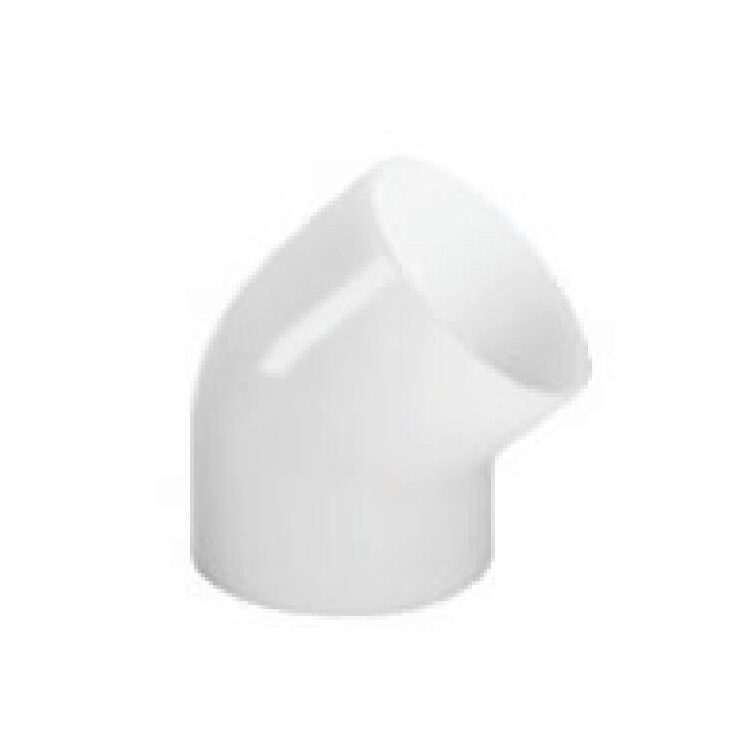 PVDF 45度对焊弯头 V45E