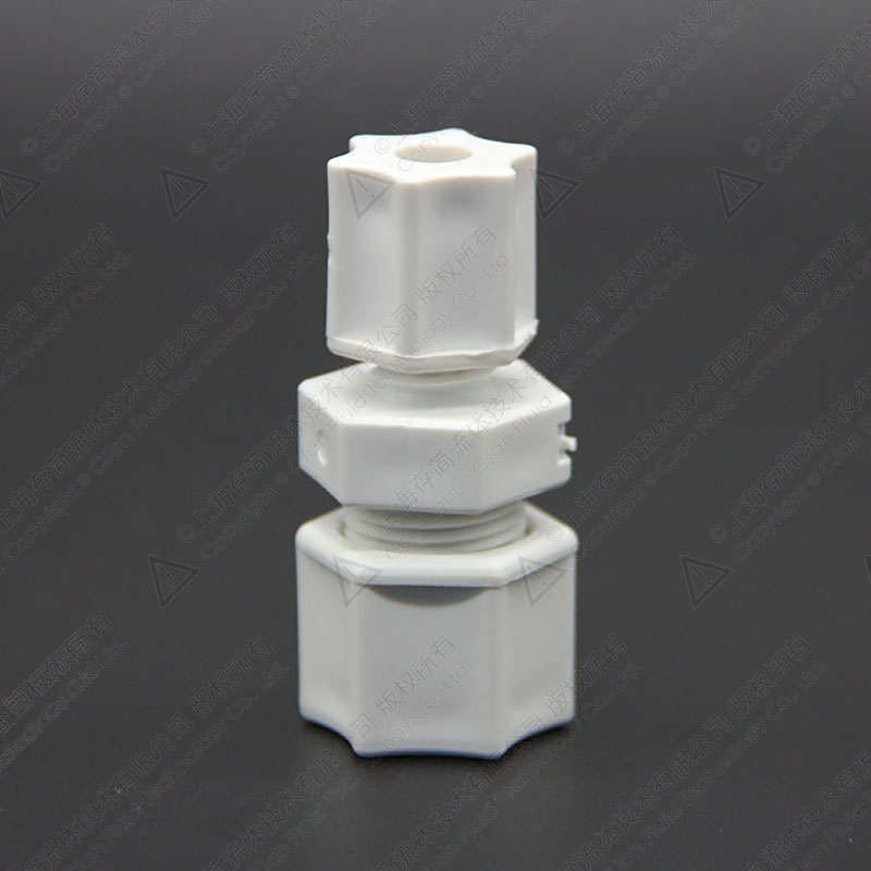 PP卡套式异径直通接头 PPSUR